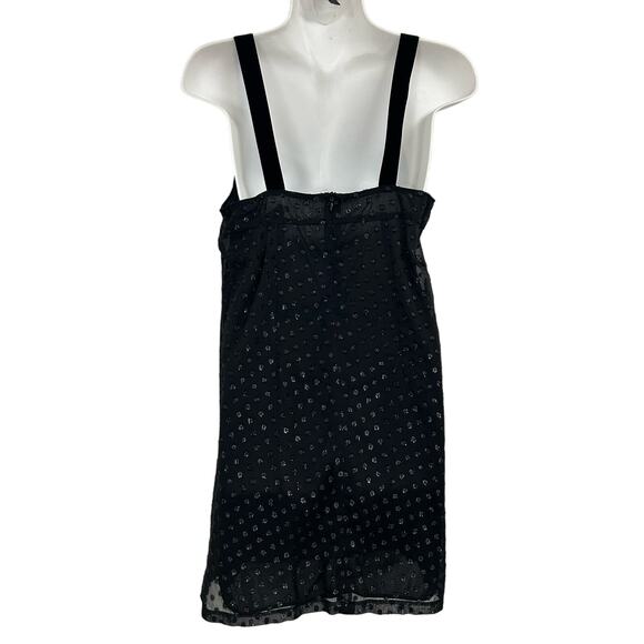 NWT 213 Industry Black Glitter Dot Mini Dress Medium - Picture 5 of 6